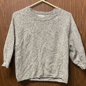 Madewell Heathered Gray Crew Neck Sweater
